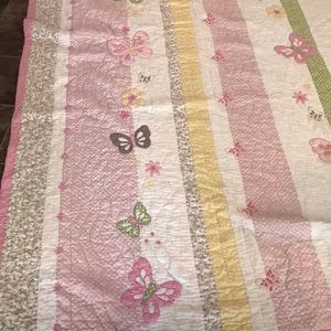 Pottery Barn Kids twin quilt.